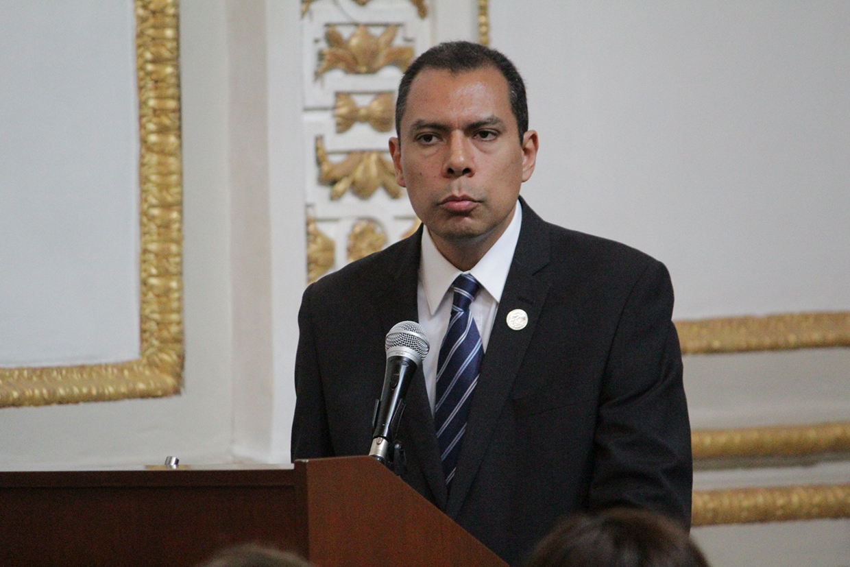 César Guerrero Arellano, secretario general adjunto de la Comisión Mexicana de Cooperación con la UNESCO, de la Secretaría de Educación Pública (SEP).