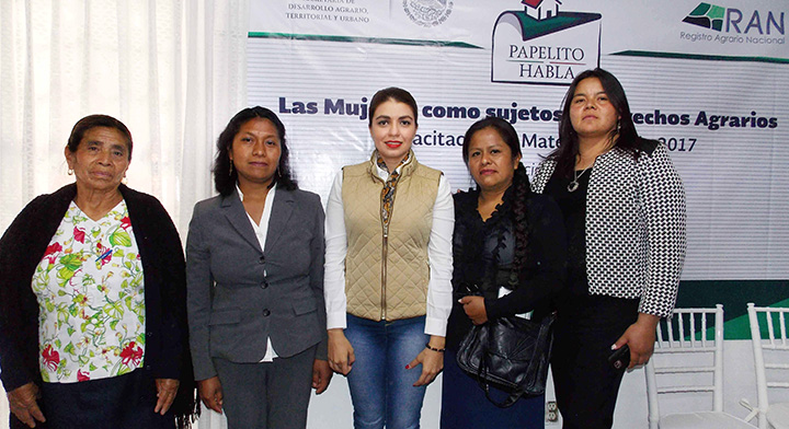 6. En Chiapas más de 50 mujeres ocupan cargo de presidentas del Comisariado Ejidal o de Bienes Comunales, además de 1,100 mujeres participan en los órganos de representación.