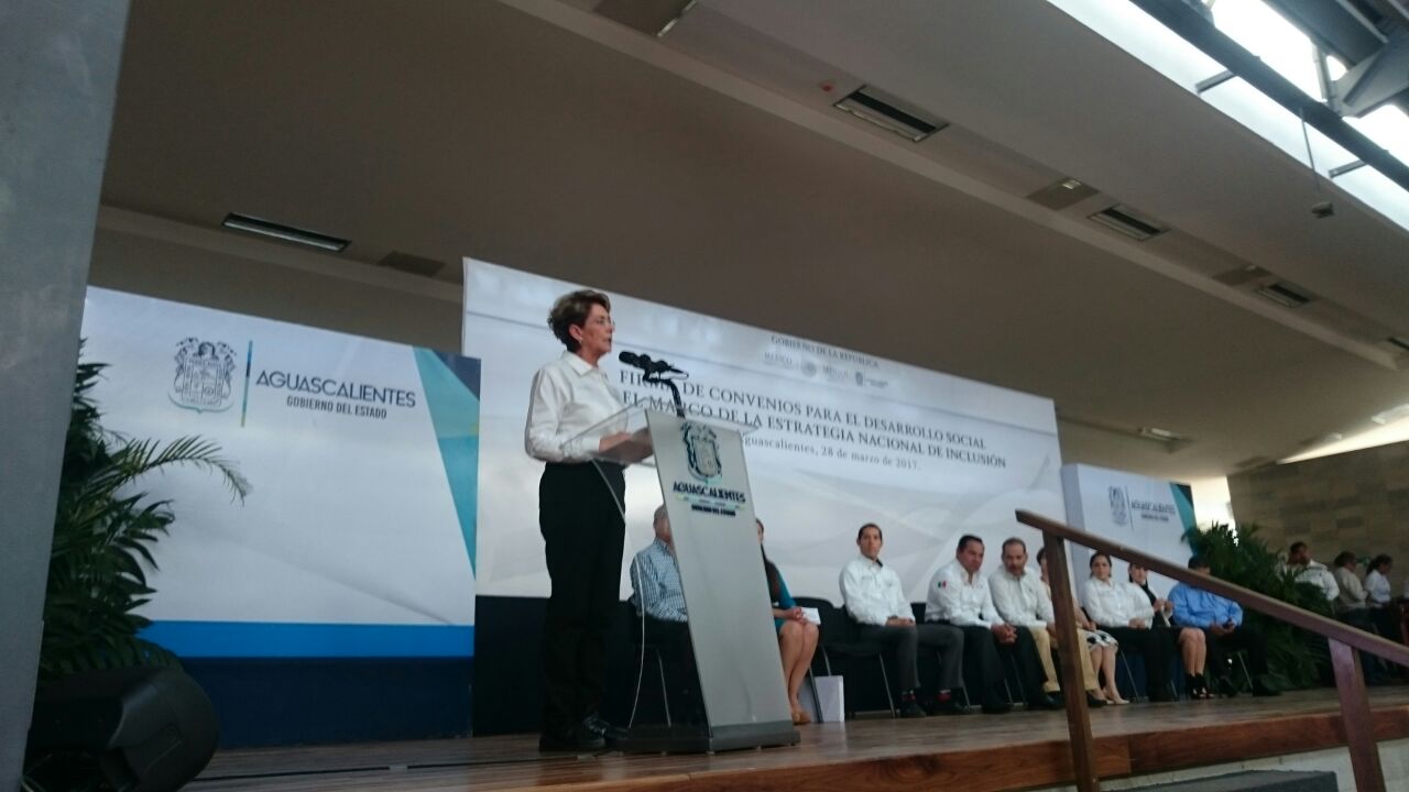 Participación de la Dra. Mercedes Juan, Directora General del CONADIS, en el evento de la firma del convenio.