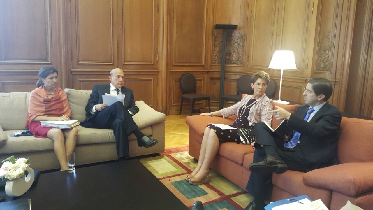 La doctora Mercedes Juan, Secretaria de Salud, se reunió con el Secretario General de la OCDE, José Ángel Gurría
