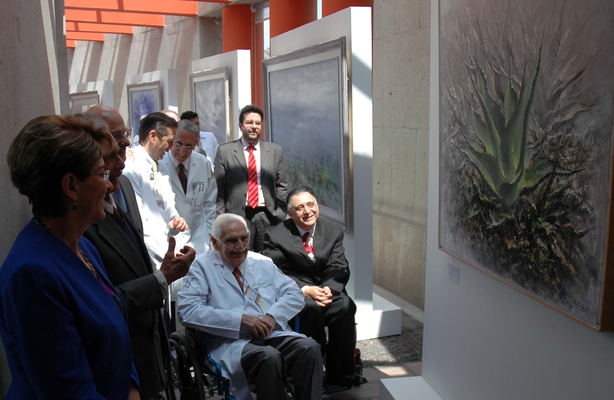 La muestra pictórica forma parte de los festejos del X Aniversario del Instituto Nacional de Rehabilitación “Luis Guillermo Ibarra Ibarra”