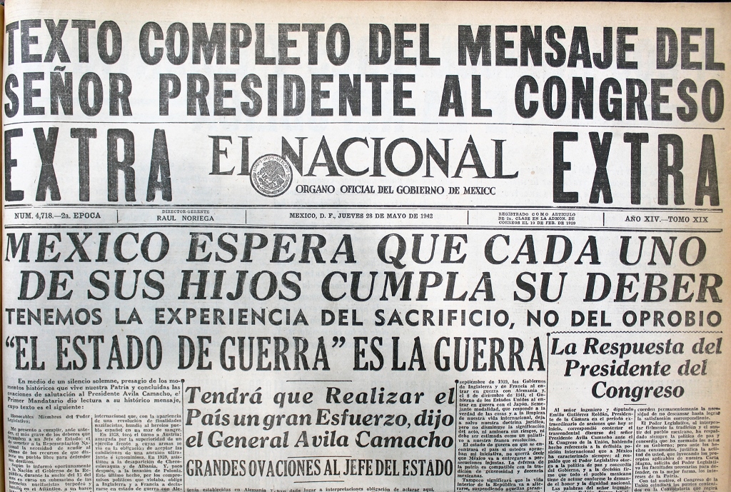 AGNRecuerda México en la Segunda Guerra Mundial | Archivo General de la  Nación | Gobierno 