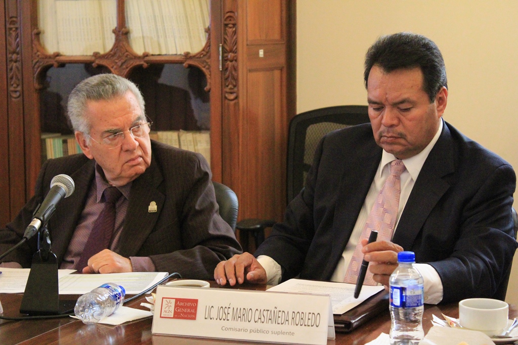 Manuel Galán Jiménez, delegado y comisario Público Propietario; y José Mario Castañeda Robledo, comisario público suplente.