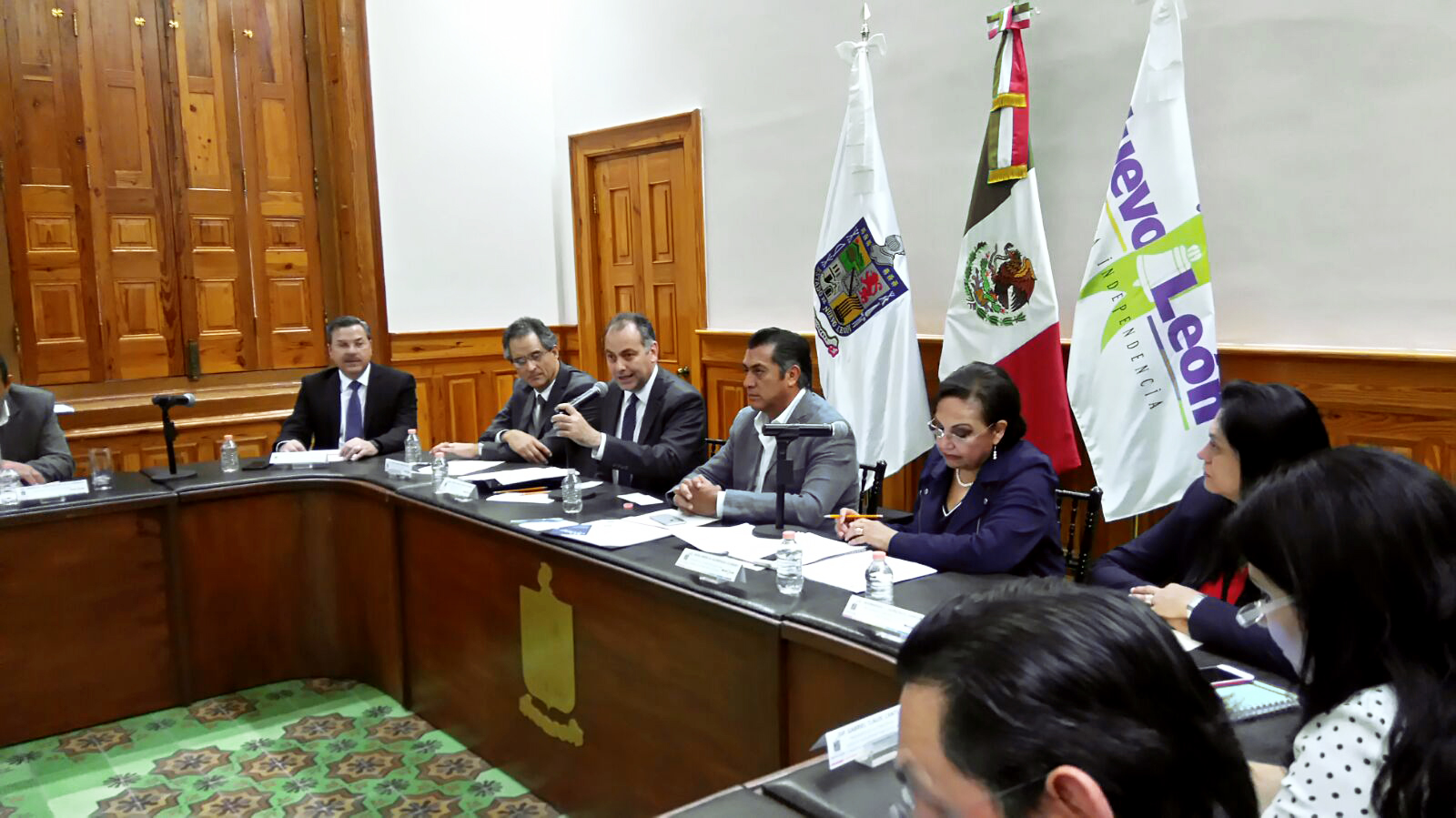 El Comisionado Ejecutivo de la CEAV en reunión de trabajo con el Gobernador del Estado de Nuevo León e integrantes del Sistema Estatal de Atención a Víctimas