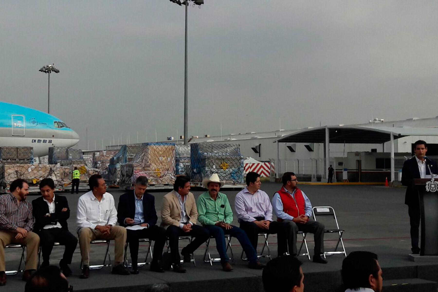 El 14 de junio salió de Jalisco, vía aérea, un cargamento de 420 cajas de mora azul a China