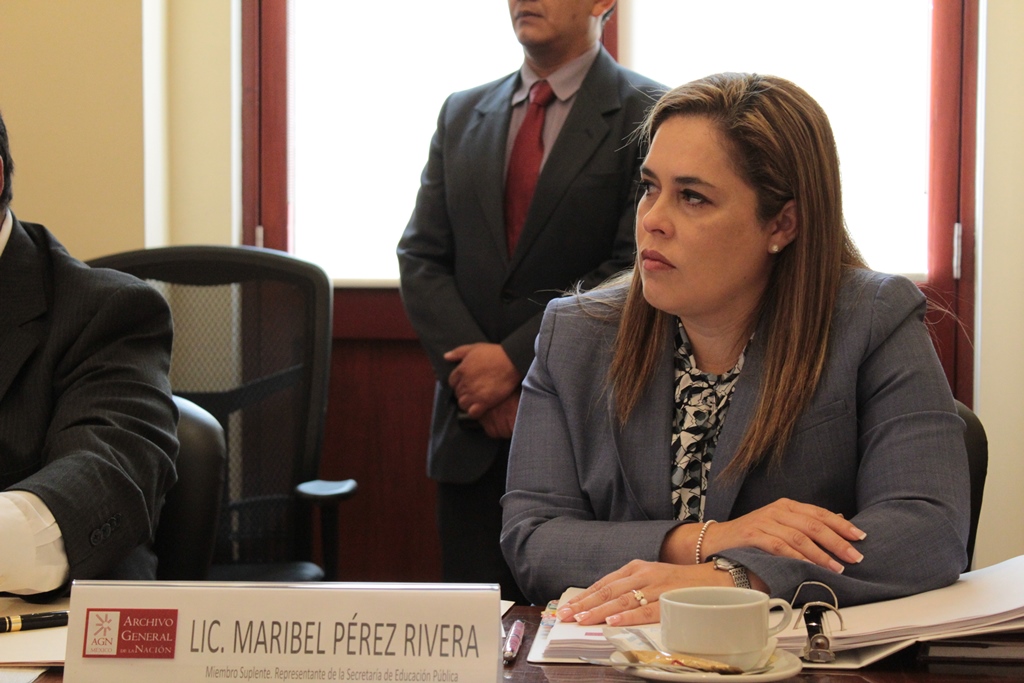 Maribel Pérez Rivera, representante de la Secretaría de Educación Pública (SEP).