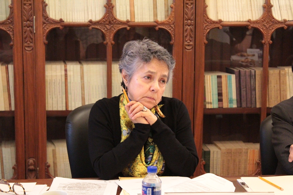 Rosalba Ponce Riveros, titular del Área de Auditoría para el Desarrollo y Mejora de la Gestión Pública del OIC en el AGN.