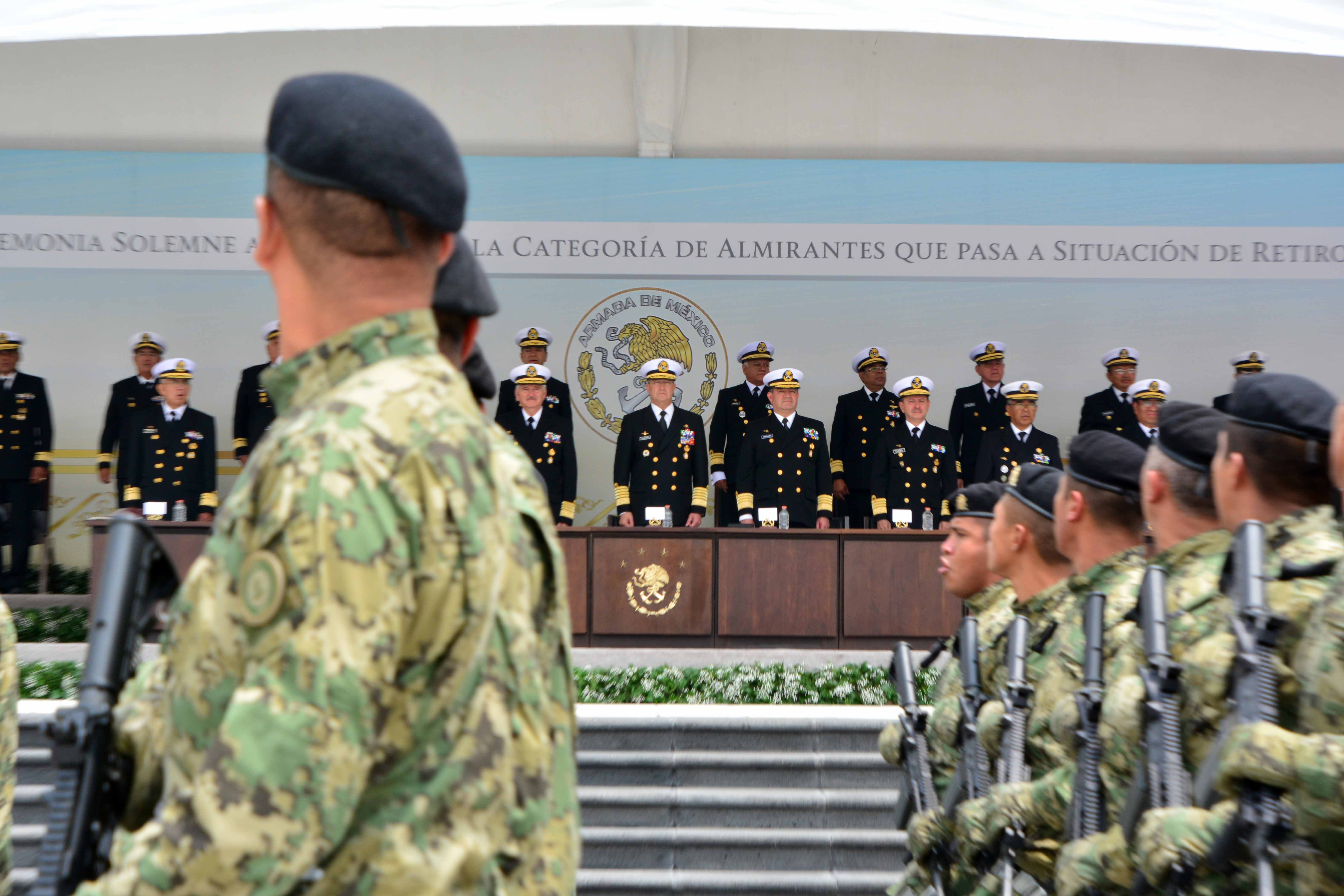Ceremonia Solemne al personal de la categoría de Almirantes que pasa a situación de retiro 