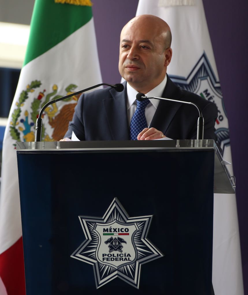 El Comisionado Renato Sales agradeció al gobierno de Estados Unidos por la donación de 30 nuevos ejemplares caninos para la Policía Federal