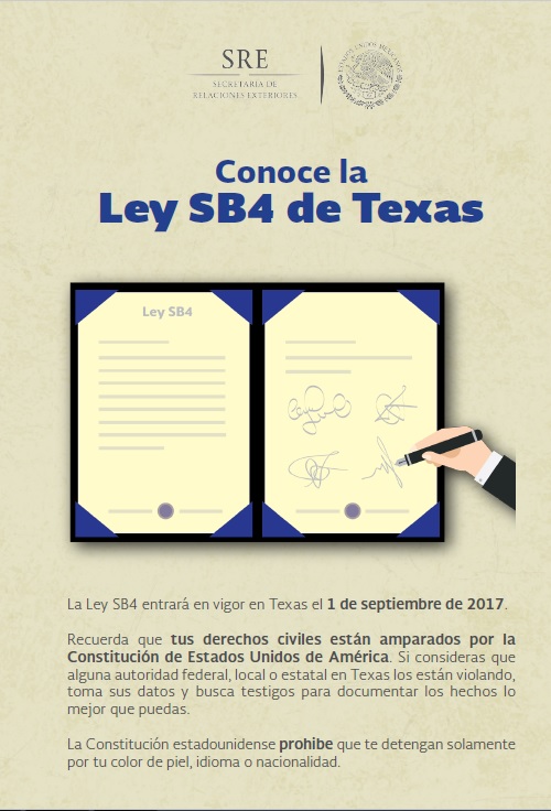 Ley SB4 de Texas Centro de Información y Asistencia a Mexicanos