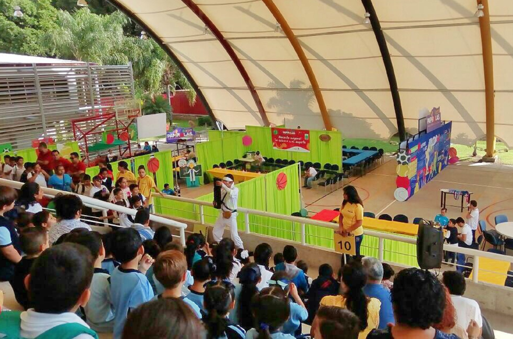 1.- Niñas y niños participan entusiastamente en la Gira PKE 2017 que recorre el país