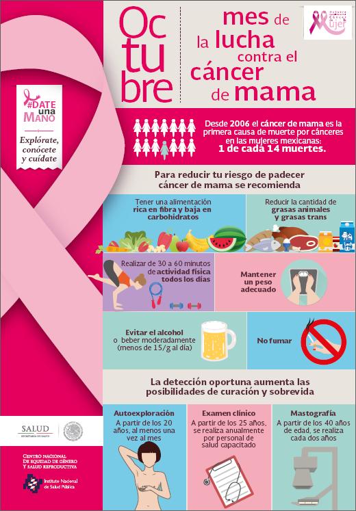Materiales Informativos Cáncer De Mama Centro Nacional De Equidad De Género Y Salud