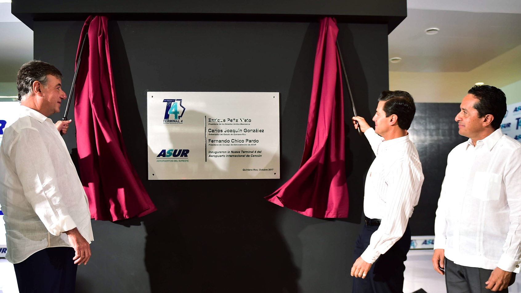 Inauguración de la Terminal 4 del Aeropuerto Internacional de Cancún