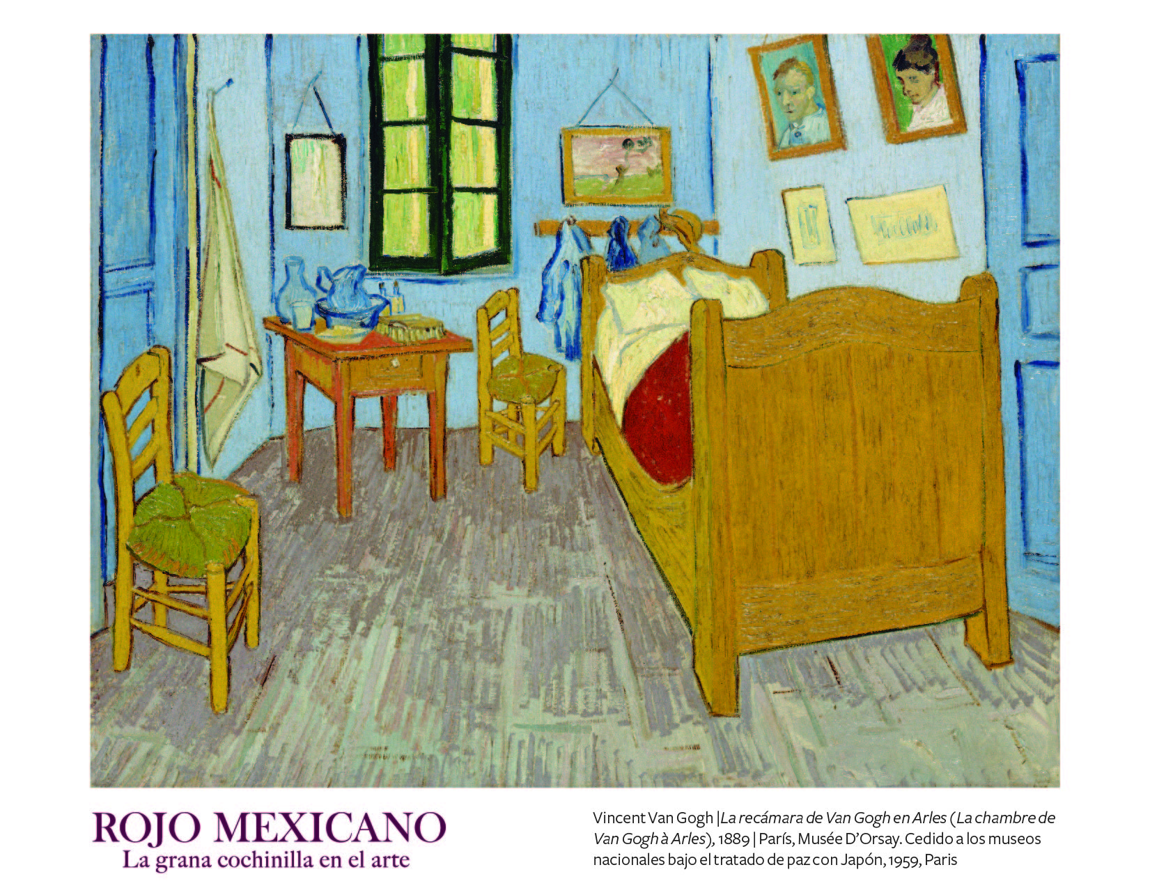 Imagen de la exposición Rojo mexicano. La grana cochinilla en el arte, en el Museo del Palacio de Bellas Artes