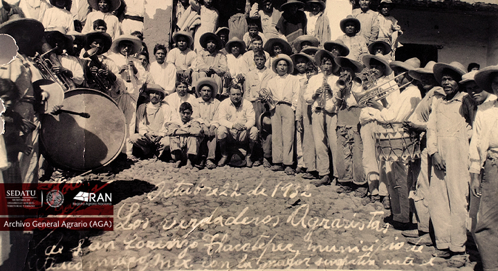 5. Líderes agraristas de San Lorenzo Tlacotepec, 5 octubre 22 de 1932.