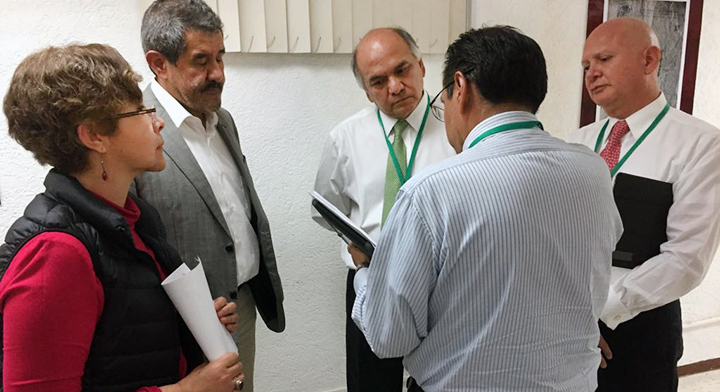 3. El Director en Jefe del RAN, Froylán Hernández Lara, durante la presentación del Plan de Trabajo del Archivo General Agrario 2018.