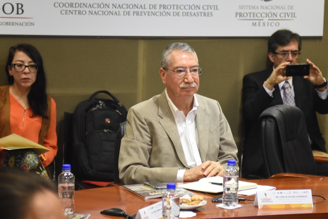 Carlos Miguel Valdés González, Director General del Centro Nacional de Prevención de Desastres.