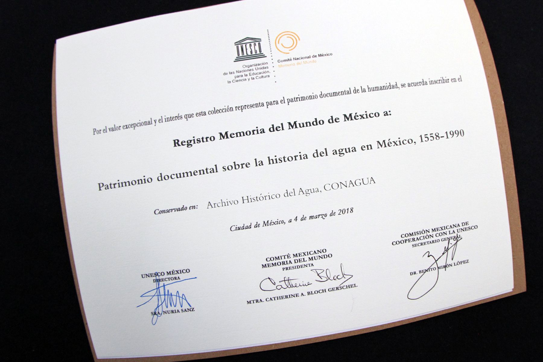 El patrimonio documental sobre la historia del agua en México, 1558-1990, está resguardado en el Archivo Histórico del Agua.