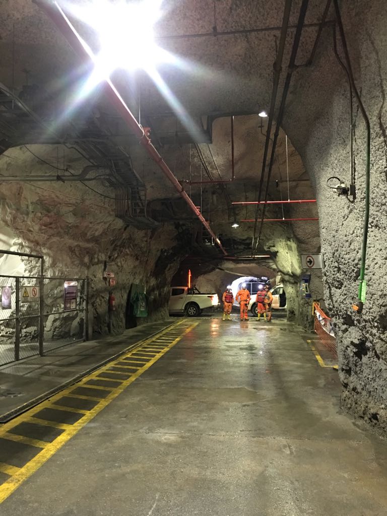 Instalaciones de la mina Velardeña-Peñones en el Día Mundial de la Seguridad y Salud en el Trabajo 2018