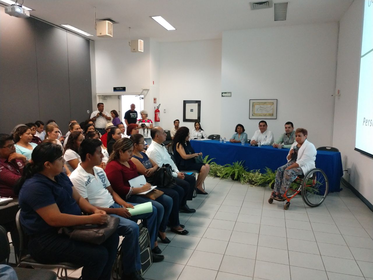 Taller de sensibilización, en la Instauración del Consejo Municipal para PcD, Poza Rica  Hidalgo Veracruz. 