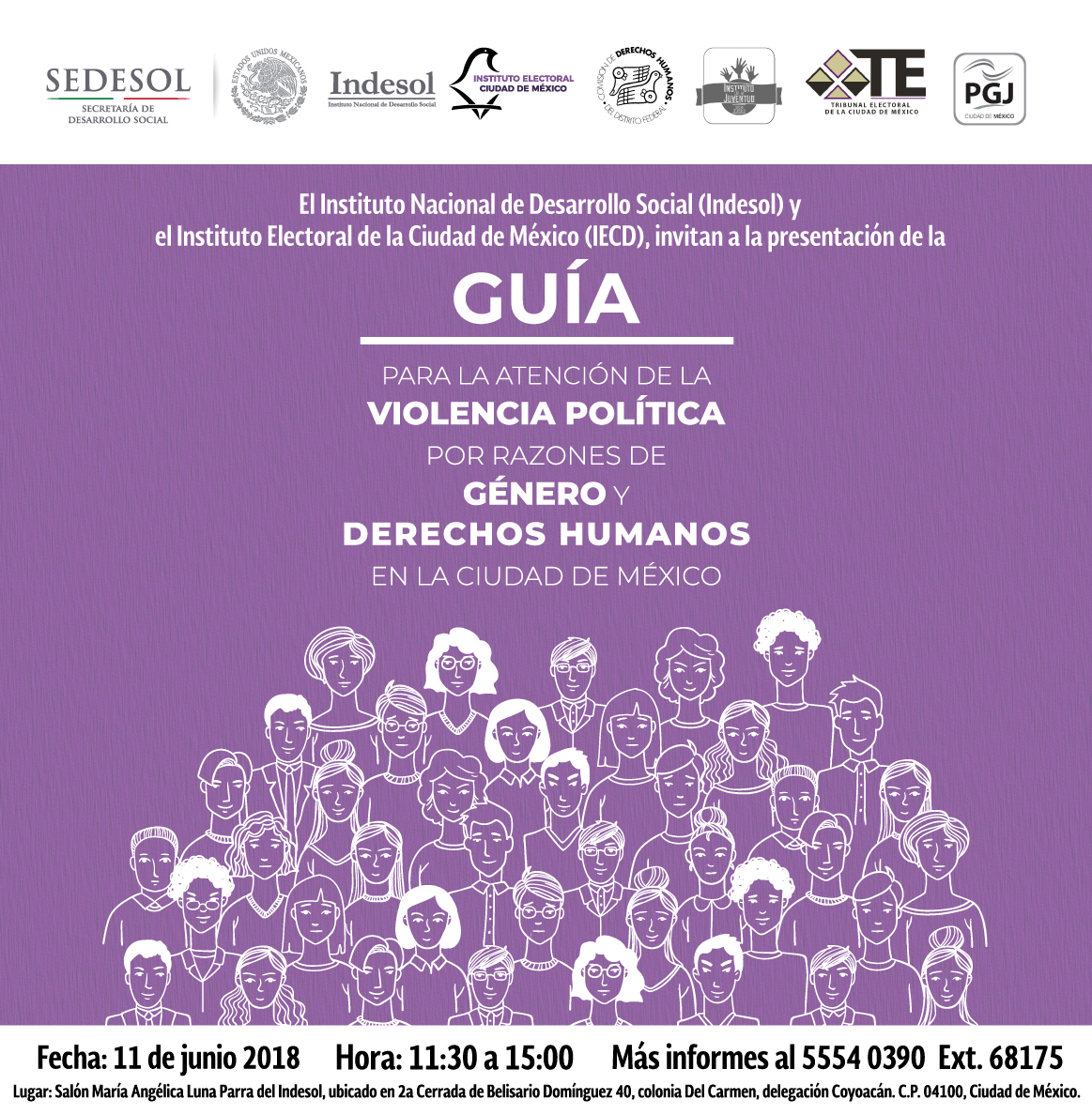 Invitación a la presentación de la Guía para la Atención de Violencia de Género
