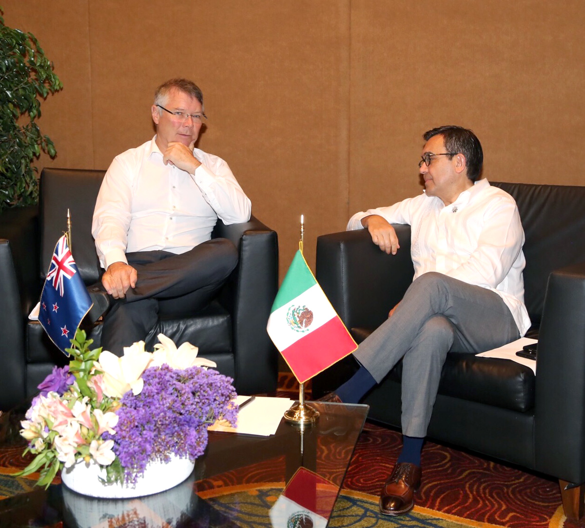 Secretario de economía en Reunión bilateral México - Nueva Zelandia