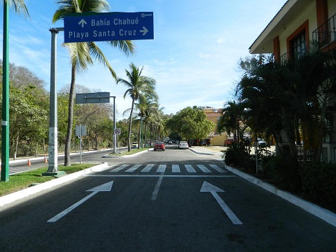Retorno Boulevard Benito Juarez acceso Bahía Santa Cruz
