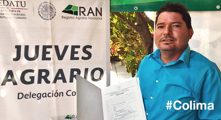1. Cada jueves, los delegados del Registro Agrario Nacional en las 32 entidades federativas reciben y atienden personalmente a los ejidatarios y comuneros de México.