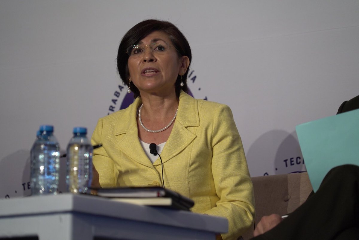 María Ascención Morales Ramírez de la UNAM dando su ponencia 