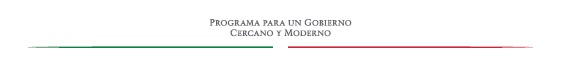 Logo programa para un gobierno cercano y moderno