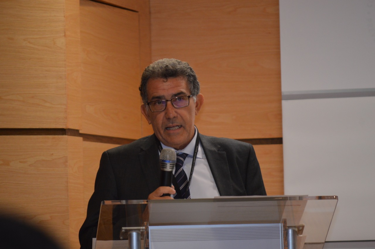 José Julio Rodríguez Hernández, Consejero de Trabajo, Migraciones y Seguridad Social, de la embajada de España en México durante su intervención en la inauguración