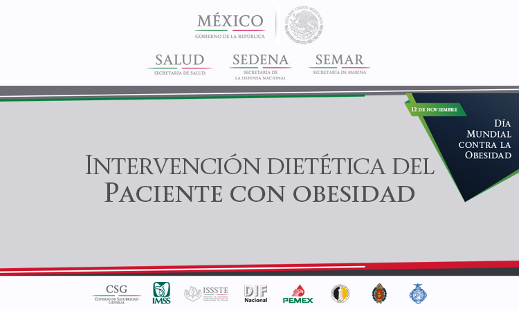 GPC sobre intervención dietética del paciente con obesidad