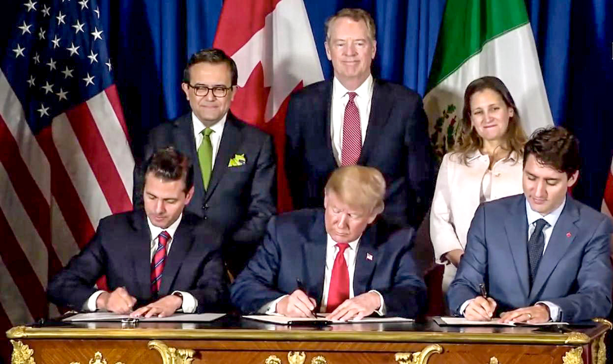 2018 Nov 30 Se Firma El Tratado Entre México Estados Unidos Y Canadá