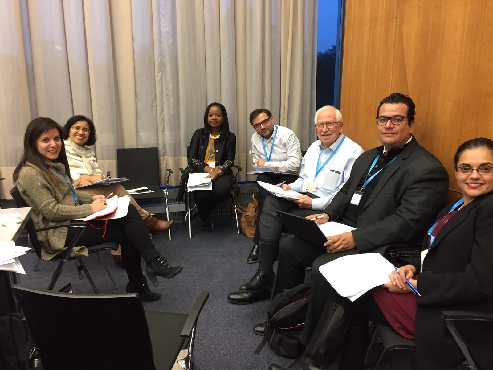 Participantes de diversos países en la reunión Tercer Reto Mundial de la Seguridad del Paciente