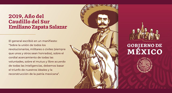 24 En segundo término, Zapata arropó en todo momento las causas populares, hecho que lo hizo merecedor de un amplio y constante respaldo. En palabras del mandatario