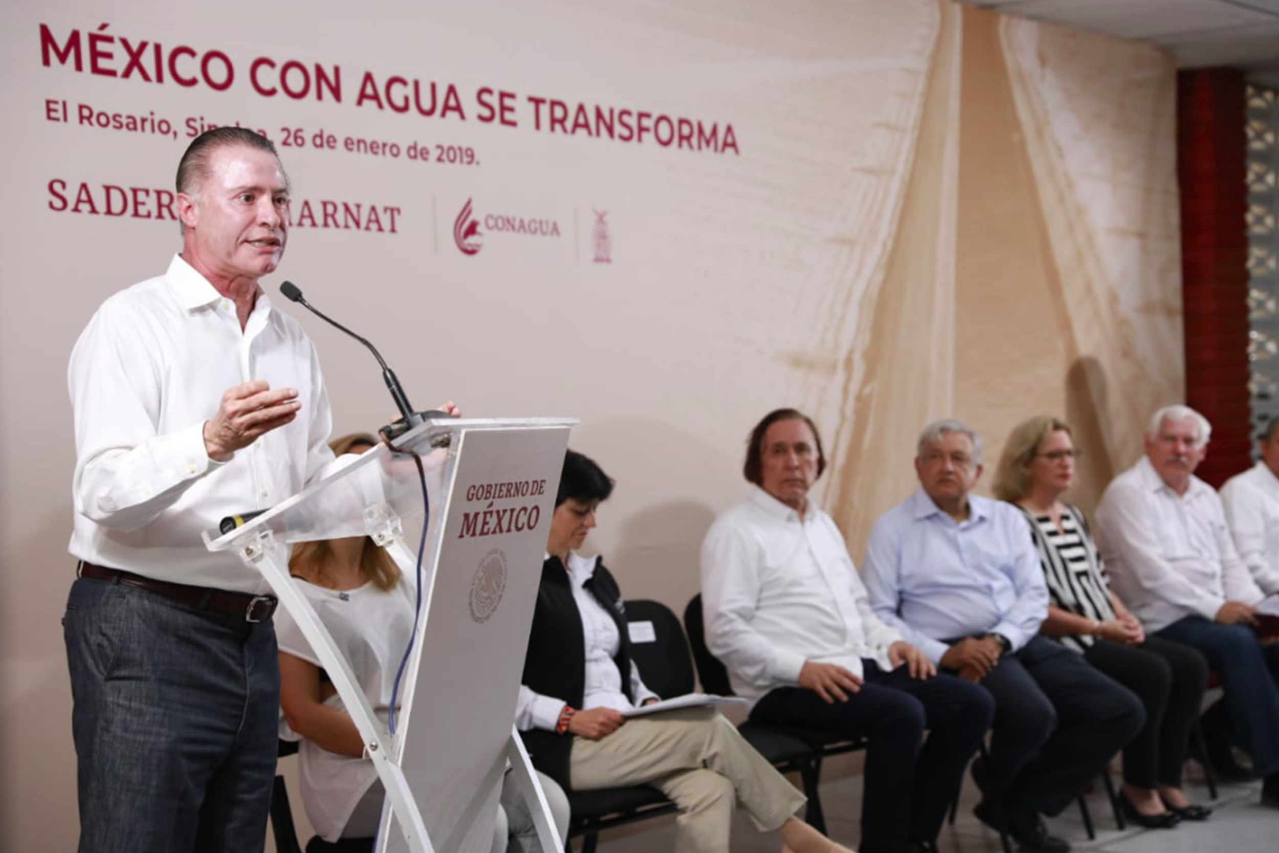 El Gobernador del Sinaloa, Quirino Ordaz Coppel, indicó que la presa Santa María es un proyecto estratégico que requerirá no sólo los recursos del Gobierno Federal, sino también de la voluntad para hacerla, pues es una demanda añeja de la población.