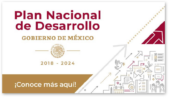 Plan Nacional de Desarrollo. Gobierno de México. Visita el sitio web oficial.