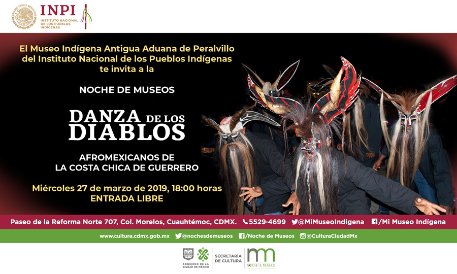 Danza de los Diablos. Afromexicanos de la Costa Chica de Guerrero en el Museo Indígena.