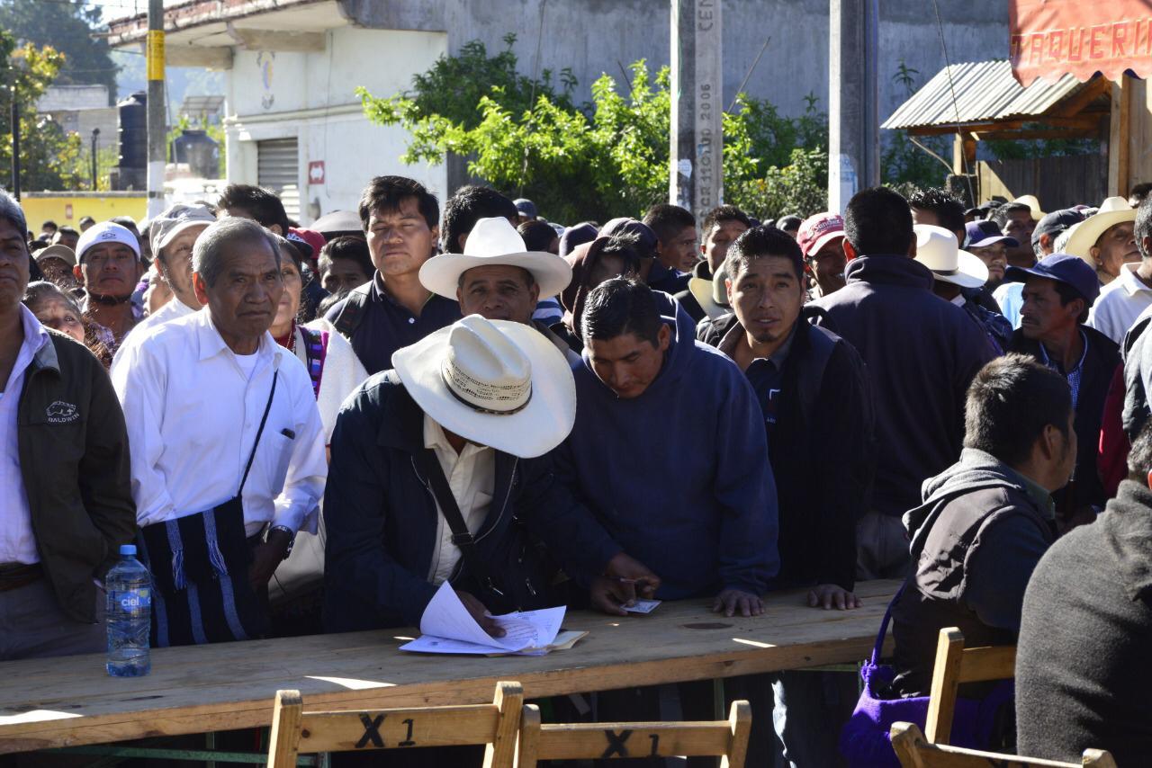 Oxchuc, primer municipio de Chiapas que elige a sus autoridades a través del régimen de Sistemas Normativos Indígenas.