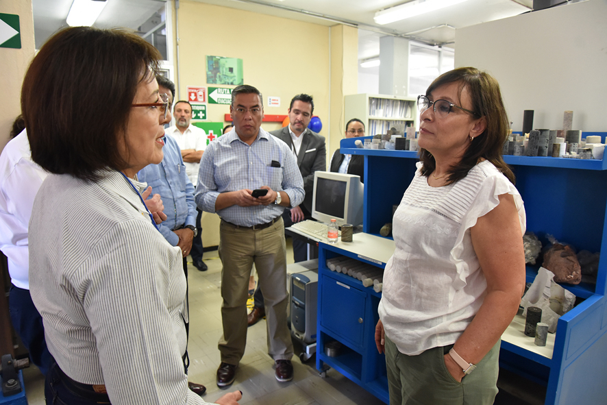 La Secretaria de Energía, Ing. Norma Rocío Nahle García, visitó las instalaciones del Instituto Nacional de Electricidad y Energías Limpias (INEEL) 