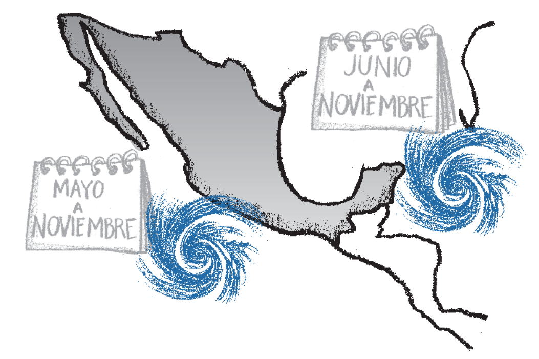 Inicia en México la temporada de ciclones tropicales | Comisión Nacional de  Áreas Naturales Protegidas | Gobierno 