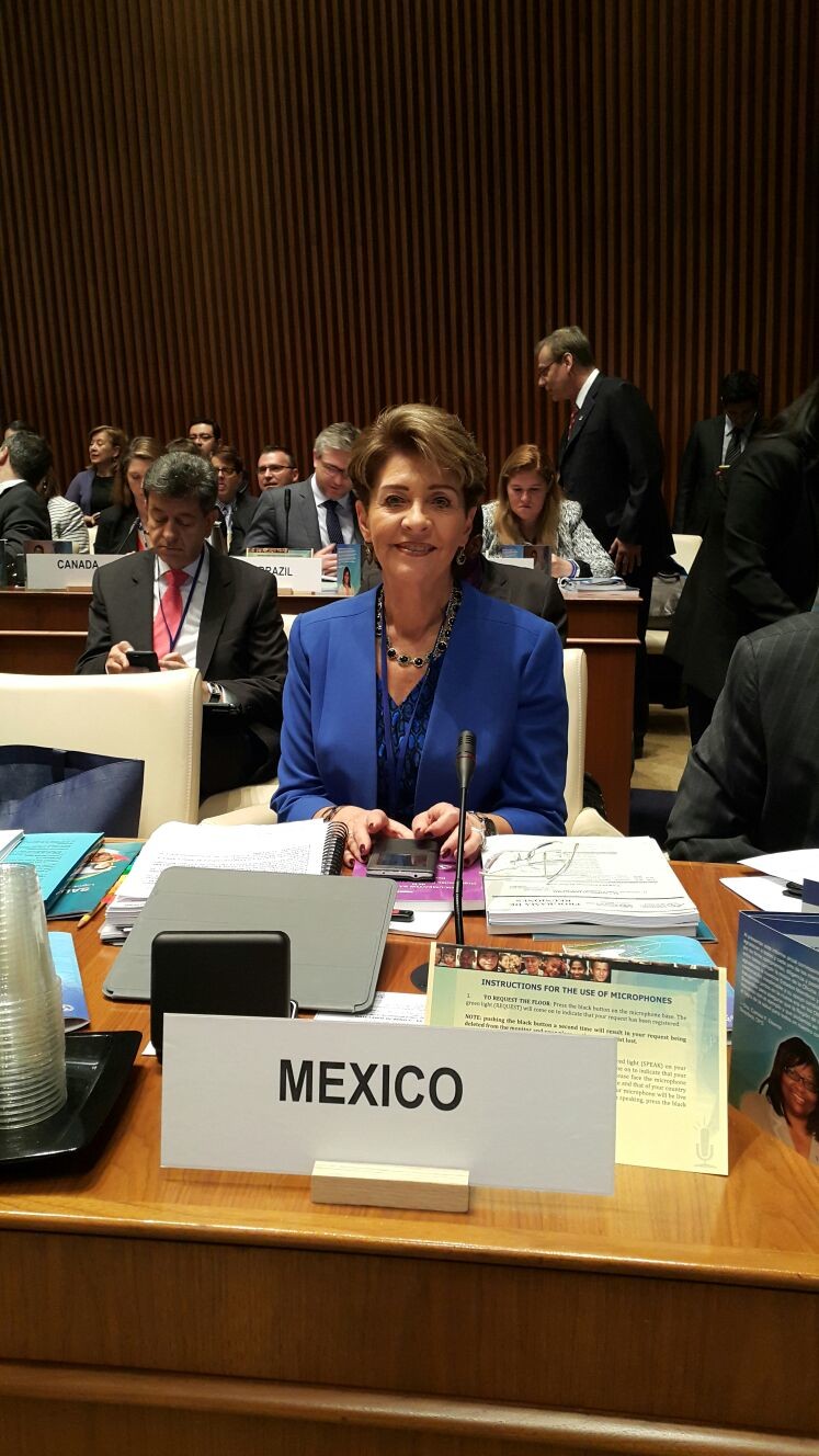 La Secretaria de Salud, doctora Mercedes Juan, refrendó ante la 54 Sesión del Consejo Directivo de Organización Panamericana de la Salud (OPS), el compromiso de México para hacer frente a los retos del mundo post 2015, en donde las políticas de salud pública coloquen al ser humano en el centro de todas sus acciones.