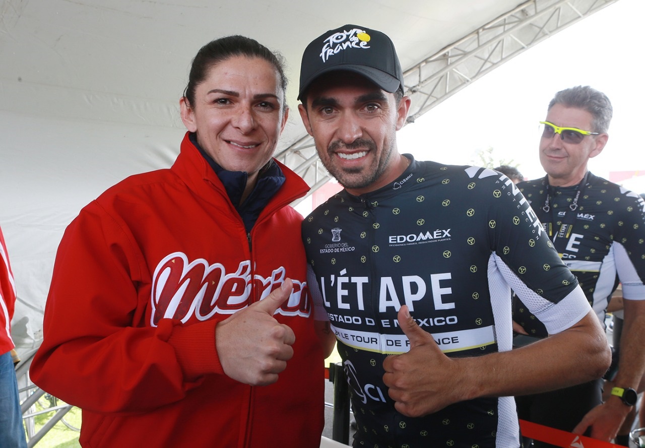 Encabeza Ana Gabriela Guevara el arranque de la Etapa Estado de México del Tour de Francia