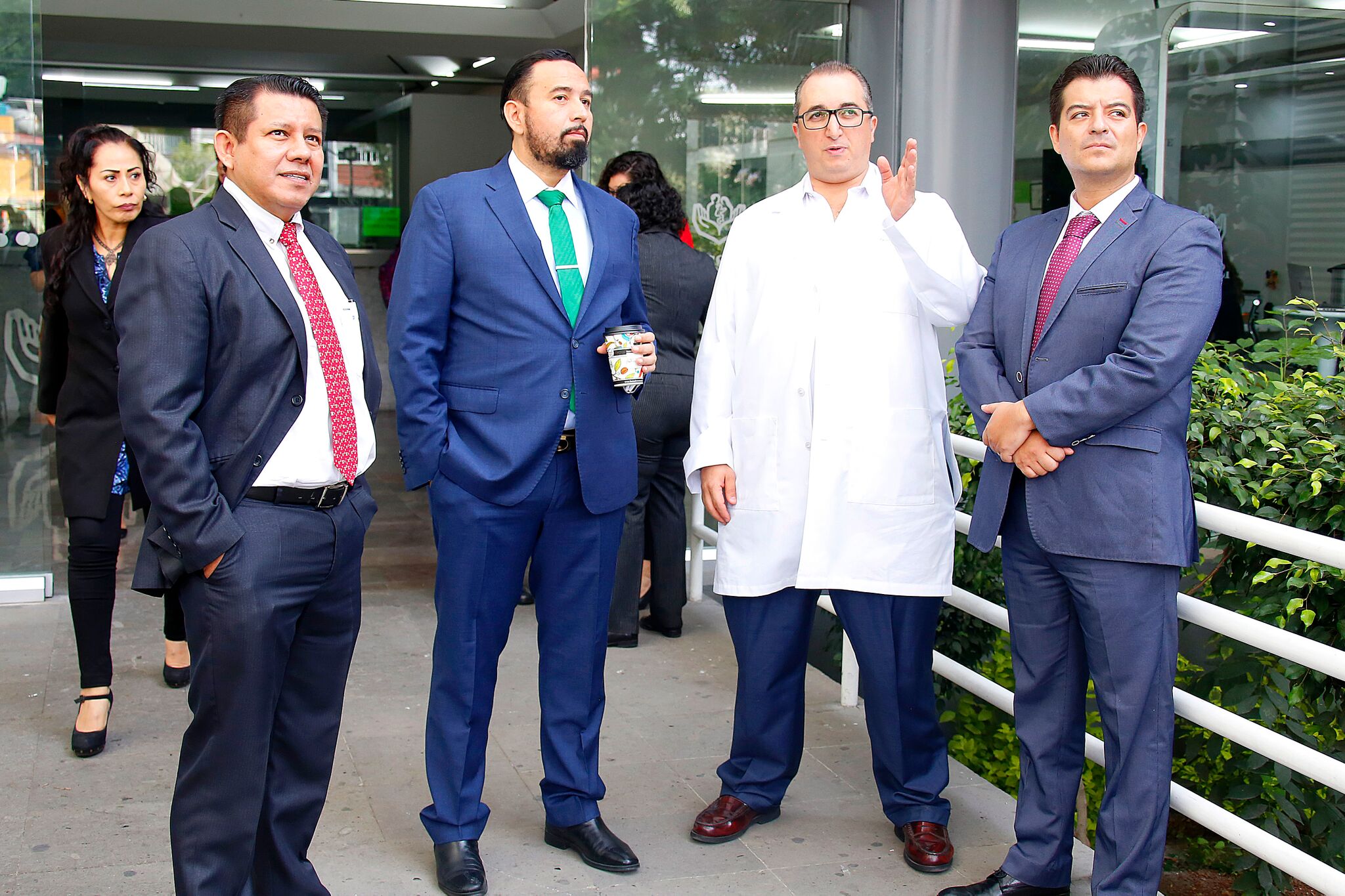 Previo a la inauguración del evento, el Dr. José Alfredo Merino Rajme, director del centro hospitalario, dio a conocer los avances que tienen en el hospital 20 de Noviembre