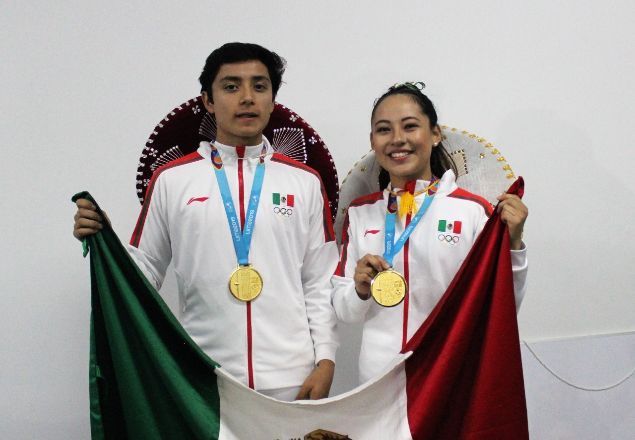 Oro para Zulema Ibáñez y Leonardo Juárez en taekwondo poomsae de Lima 2019