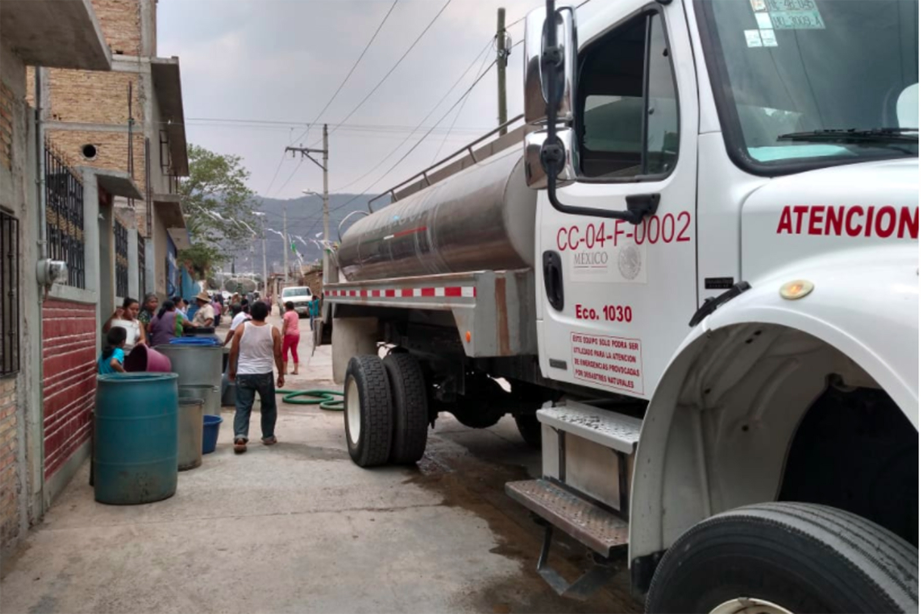 Se han distribuido 108.55 millones de litros, en beneficio de 241 mil 419 habitantes de 13 entidades de México.