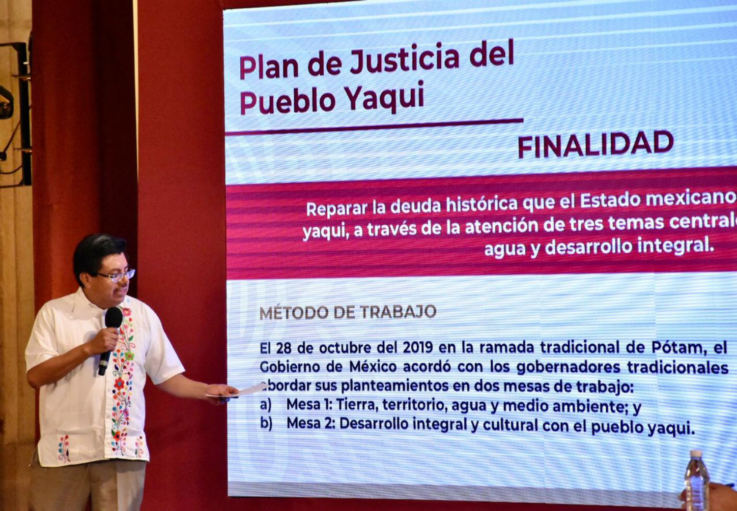 Plan de Justicia del Pueblo Yaqui, un acto de reivindicación histórica.