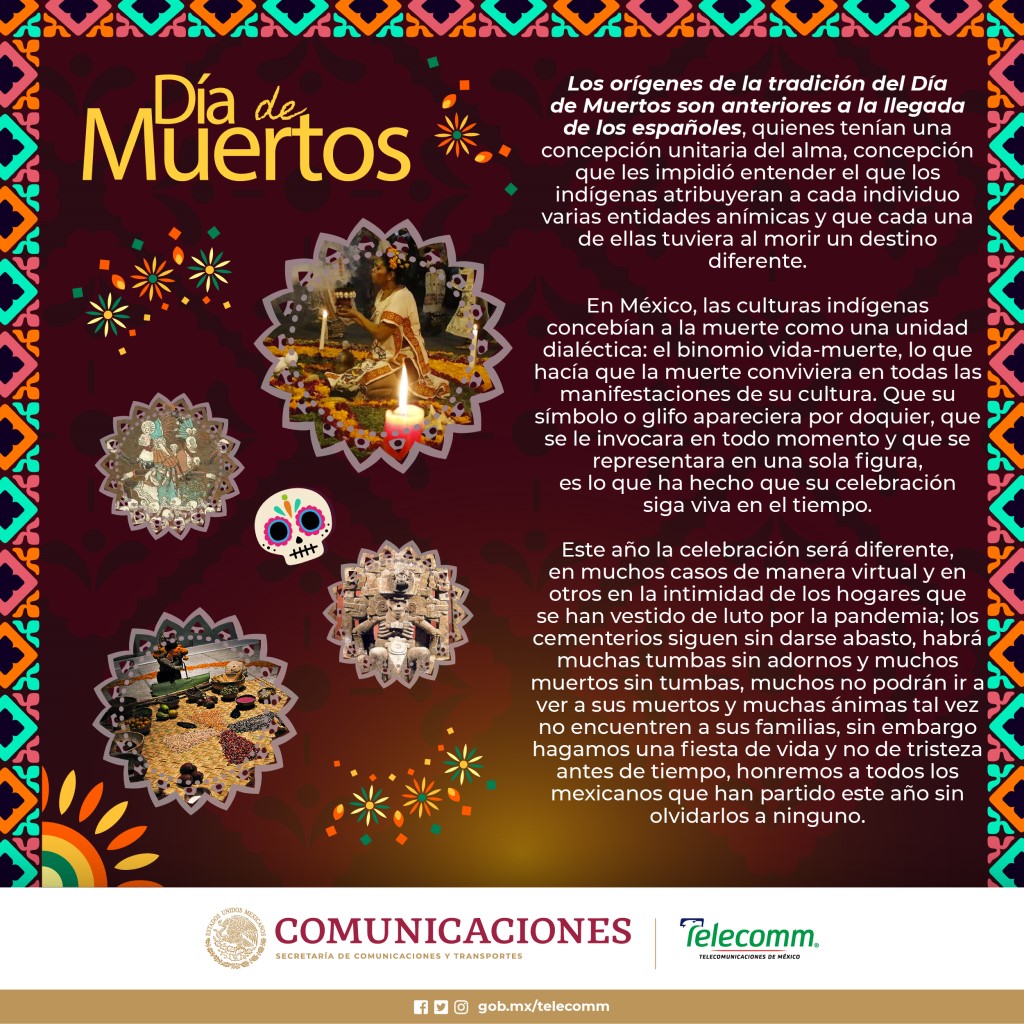 Arcaico Tentáculo Consentimiento Día de Muertos | Telecomunicaciones de México | Gobierno | gob.mx