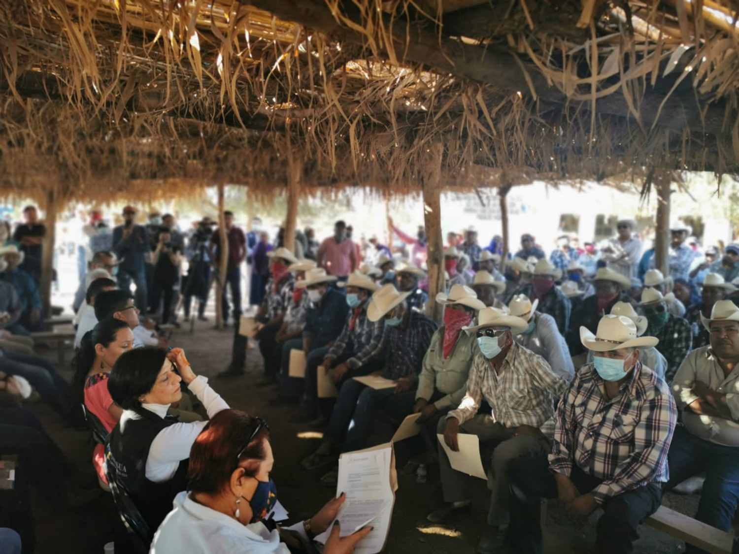Avanza Plan de Justicia del Pueblo Yaqui: acuerdan construcción de acueducto que provea agua potable a las ocho comunidades tradicionales