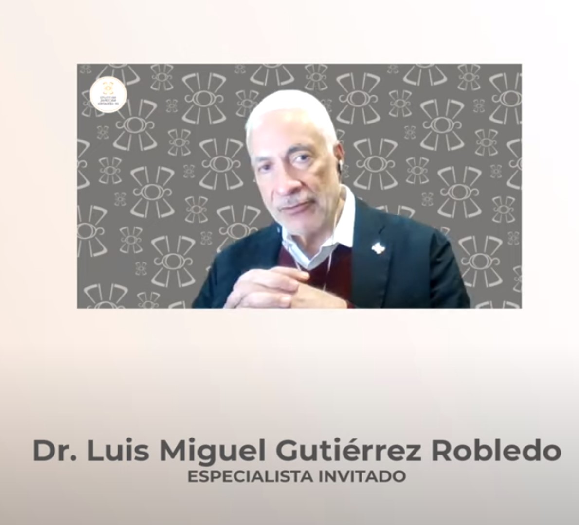 Dr. Luis Miguel Gutiérrez Robledo. Director General del Instituto Nacional de Geriatría